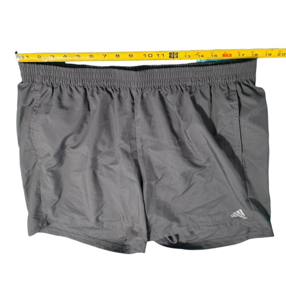 Adidas Aeroready Running Shorts Mens 2XL Liner Gray Lightweight Fitness Athletic - Picture 10 of 10